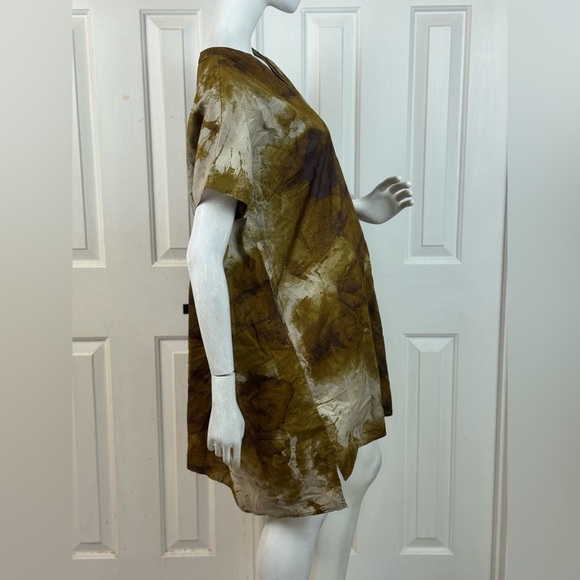 Grade & Gather Blue Gray Splatter Mini Dress S/M - Picture 15 of 16